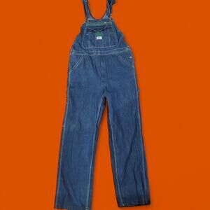 Liberty blue denim overalls